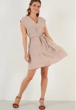 LELA Regular Fit - Jurk - Mink -Lela 68f6c242ebf74390a86fbfc3713c7ea3