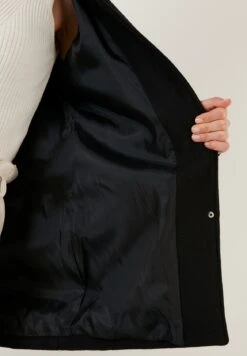 LELA Regular Fit - Halflange Jas - Black -Lela 69db322c78bf4b079911a43652300375