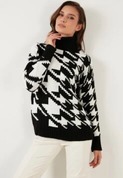 LELA Regular Fit - Trui - Black -Lela 6a89cc9be56540bf9ed0eb6ef440f761