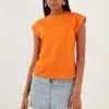 LELA Basic - T-Shirt Basic - Orange -Lela 6b1e17d1e65c4142badb6f0491f86e1d