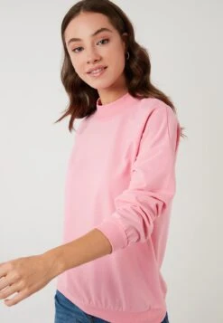 LELA Regular Fit - Sweater - Pink 9 LELA Regular Fit - Sweater - Pink -Lela 6b455d31b993460dbcfd172ad8b1bb3e