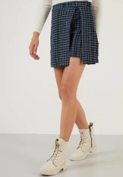 LELA A-Lijn Rok - Indigo 12 LELA A-Lijn Rok - Indigo -Lela 6ba4795241fd41abb0cdc18b7abd54fb