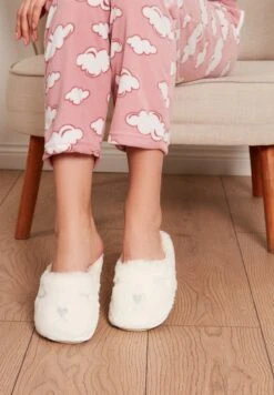 LELA Pantoffels - Ecru