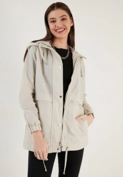 LELA Regular Fit - Parka - Stone