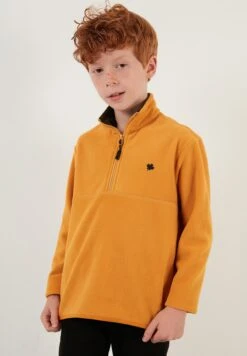 LELA Fleece Trui - Mustard 9 LELA Fleece Trui - Mustard -Lela 7137e5d45c4545a3acd8e71ca5dbb0ad