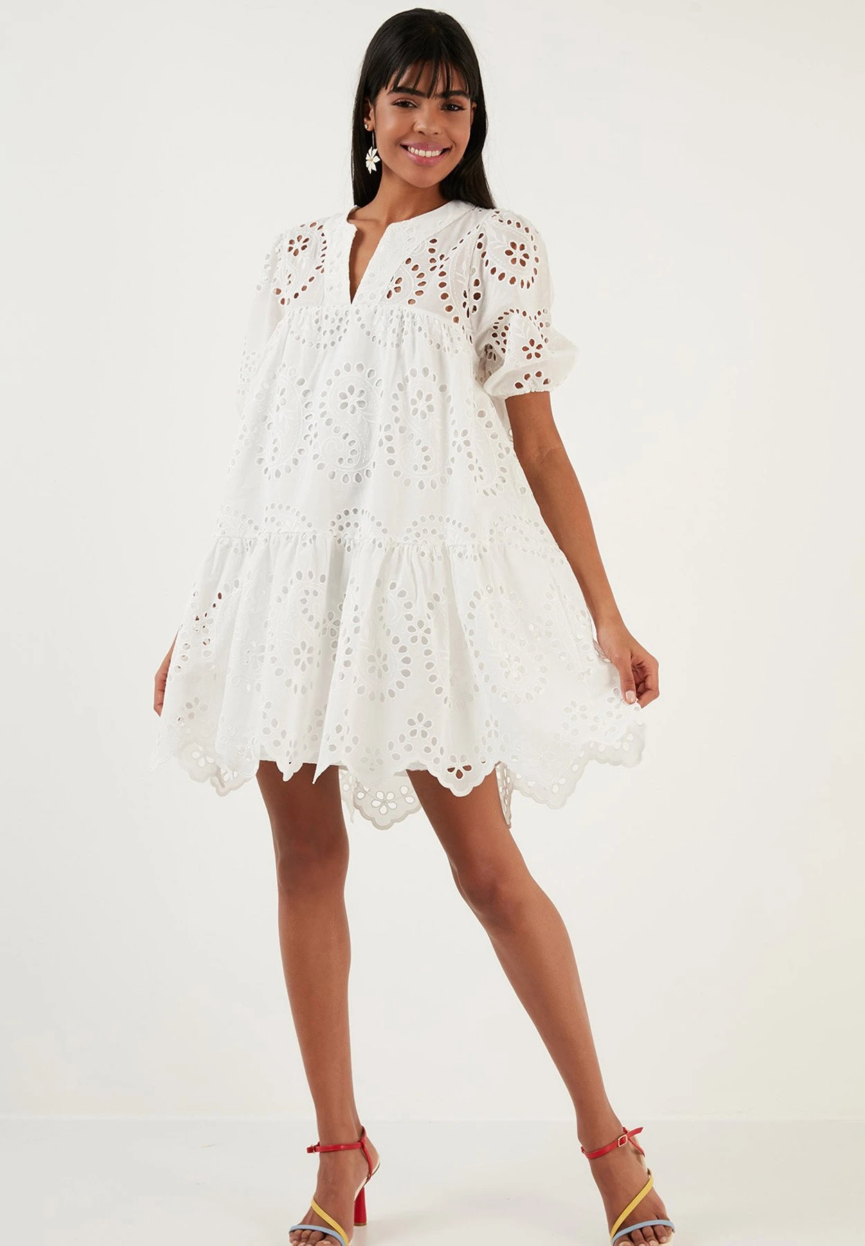 LELA Regular Fit - Jurk - Ecru 4 LELA Regular Fit - Jurk - Ecru - Afbeelding 2