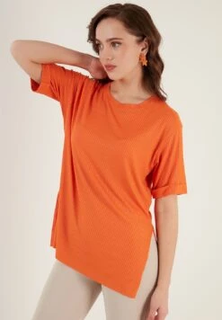 LELA Slim Fit - Blouse - Orange 11 LELA Slim Fit - Blouse - Orange -Lela 7567f2a54b064111a8a238cb23ec18e6