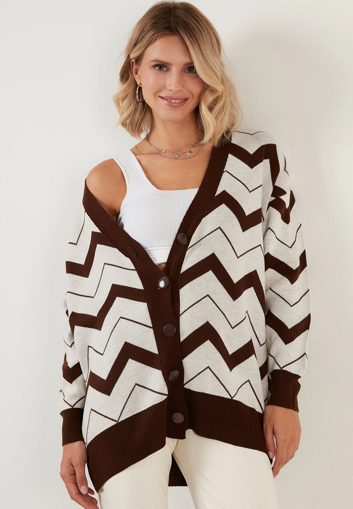 LELA Regular Fit - Vest - Brown 7 LELA Regular Fit - Vest - Brown - Afbeelding 5