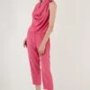 LELA Two Piece Set - Regular Fit - Broek - Fuchsia