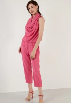 LELA Two Piece Set - Regular Fit - Broek - Fuchsia