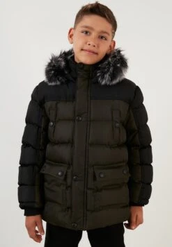 LELA Regular Fit - Winterjas - Black Khaki -Lela 77f68628d607400987e0e9e063f33256