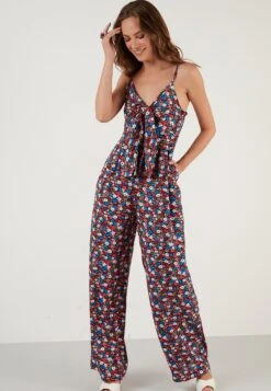 LELA Regular Fit - Jumpsuit - Blue -Lela 7823c322228f4ff1b793ecb53c18b847