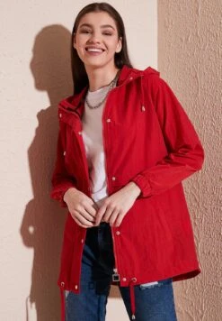 LELA Regular Fit - Parka - Red -Lela 795910bc96f844f3a4cf728e8bc0fdf2