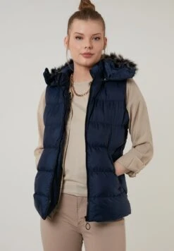 LELA Slim Fit - Bodywarmer - Navy Blue -Lela 79b8ba843b82433090bc02595a600c81