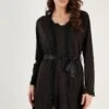 LELA Soft Touch - Nachtjapon - Black -Lela 7a529febd1e44e11ba49b37bf5ce9a11