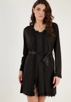 LELA Soft Touch - Nachtjapon - Black