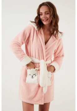 LELA Regular Fit - Badjas - Salmon -Lela 7ad681b9dd4e48e79abe41f867c4c4cd