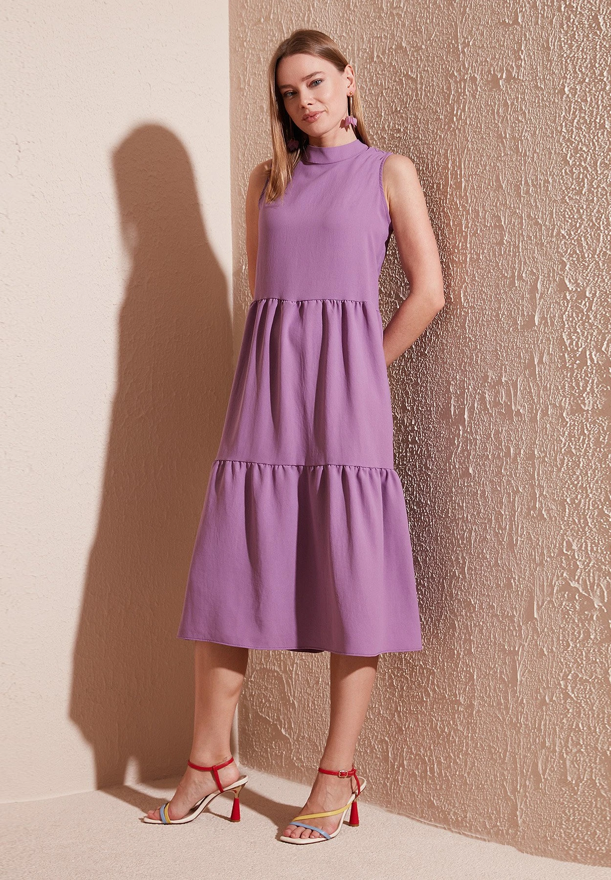 LELA Regular Fit - Jurk - Lilac 6 LELA Regular Fit - Jurk - Lilac - Afbeelding 4