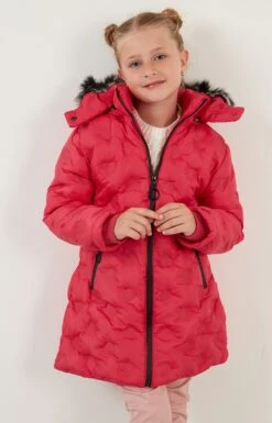 LELA Regular Fit - Winterjas - Fuchsia