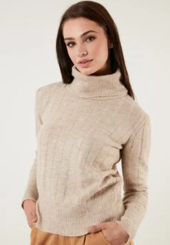 LELA Regular Fit - Trui - Beige