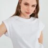LELA Basic - T-Shirt Basic - White 2 LELA Basic - T-Shirt Basic - White -Lela 7e01ccffa2b14c838f784fa32a9b2996