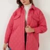 LELA Loose Fit - Jas - Fuchsia 2 LELA Loose Fit - Jas - Fuchsia -Lela 804423e6a227459d8ffcdb950b2a2a85