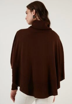 LELA Poncho - Brown -Lela 81c2515a90fe4641b4ddc7a61f593725