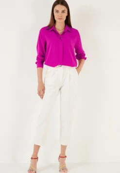 LELA Overhemdblouse - Fuchsia -Lela 839bc0e490874ec6a41ab28132c091e7