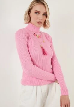 LELA Regular Fit - Trui - Pink -Lela 8506853924e943dcadf50b0c6a161754