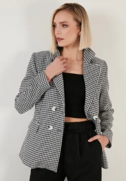 LELA Slim Fit - Blazer - Black -Lela 864e3fda188747e98eae764f46184a17