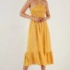 LELA Regular Fit - Jurk - Yellow -Lela 87fd0caf4bbb4d28a64afc85fc1611fc