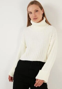 LELA Loose Fit - Trui - Ecru