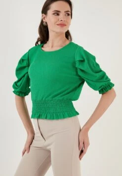 LELA Blouse - Green -Lela 8a88e15b14744c20a8f95c2b147ba05b