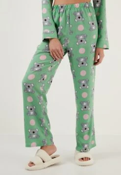 LELA Regular Fit - Pyjama - Green -Lela 8b32bf7816da41bf9fcc38fcdb27c614