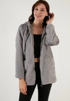 LELA Regular Fit - Winterjas - Grey -Lela 8d0202477c02410f95023adb5554b23e