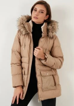 LELA Regular Fit - Winterjas - Dark Beige -Lela 8fbe73a93a7c4c7a8a3f5d0db816f165