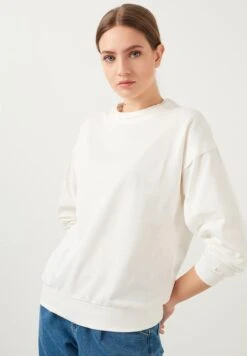 LELA Slim Fit - Sweater - Ecru -Lela 905ba37d9c89409183df2cc3fefa4086