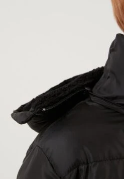 LELA Removable Hooded Inflatable - Winterjas - Black-Stone Color-Black -Lela 90a37714c2ec4ece867d18071071922c