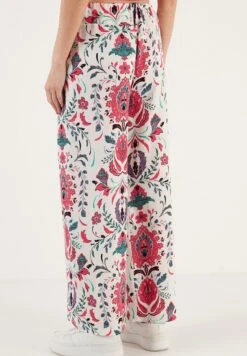 LELA Broek - White/Fuchsia -Lela 910adb2c8f3446de945002cdb6cc86ce