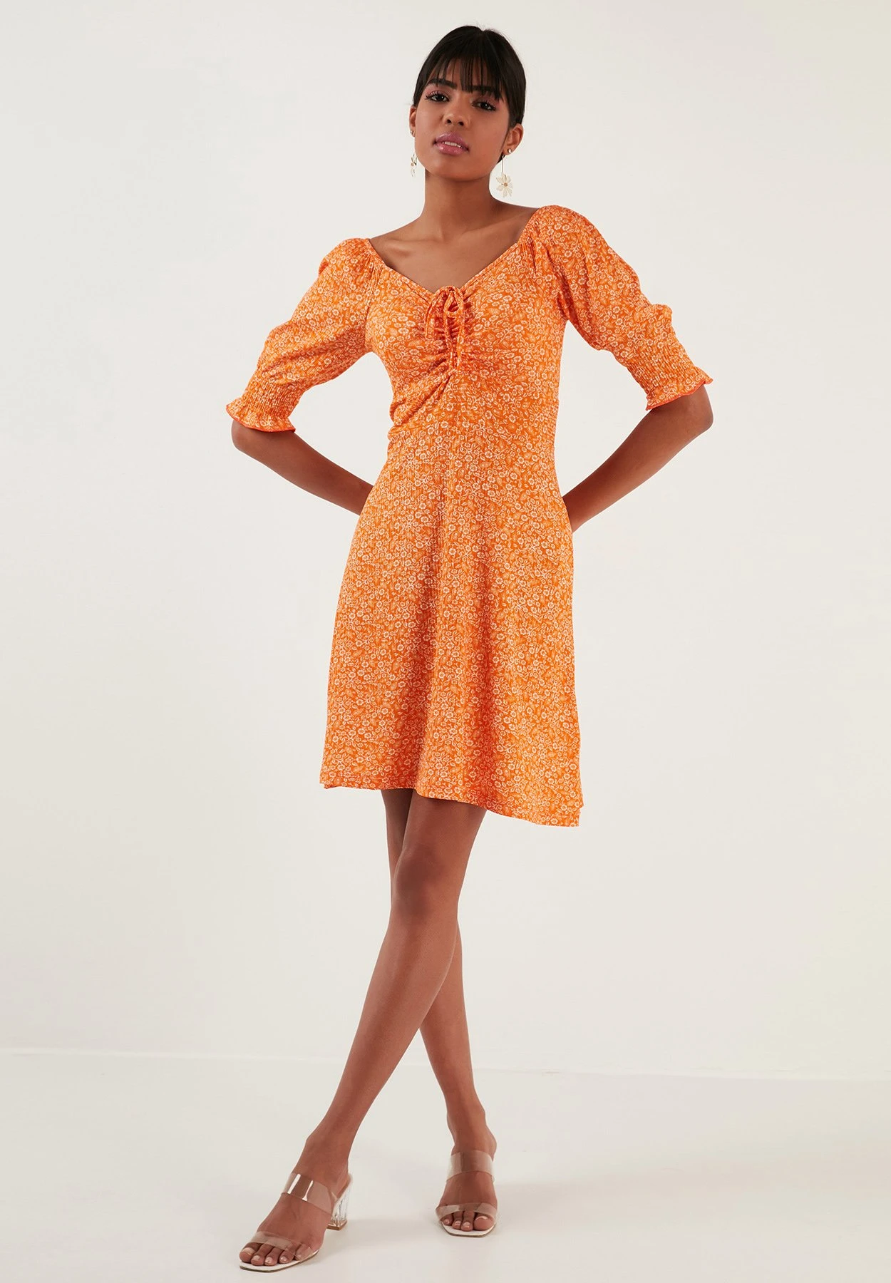 LELA Jurk - Orange 3 LELA Jurk - Orange