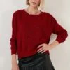LELA Trui - Red -Lela 931feefcf0f5415f9932bbc8c4b17fbd