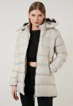 LELA Winterjas - Stone Colored -Lela 941be8053c3b46dc9eaa4a12d1734b44