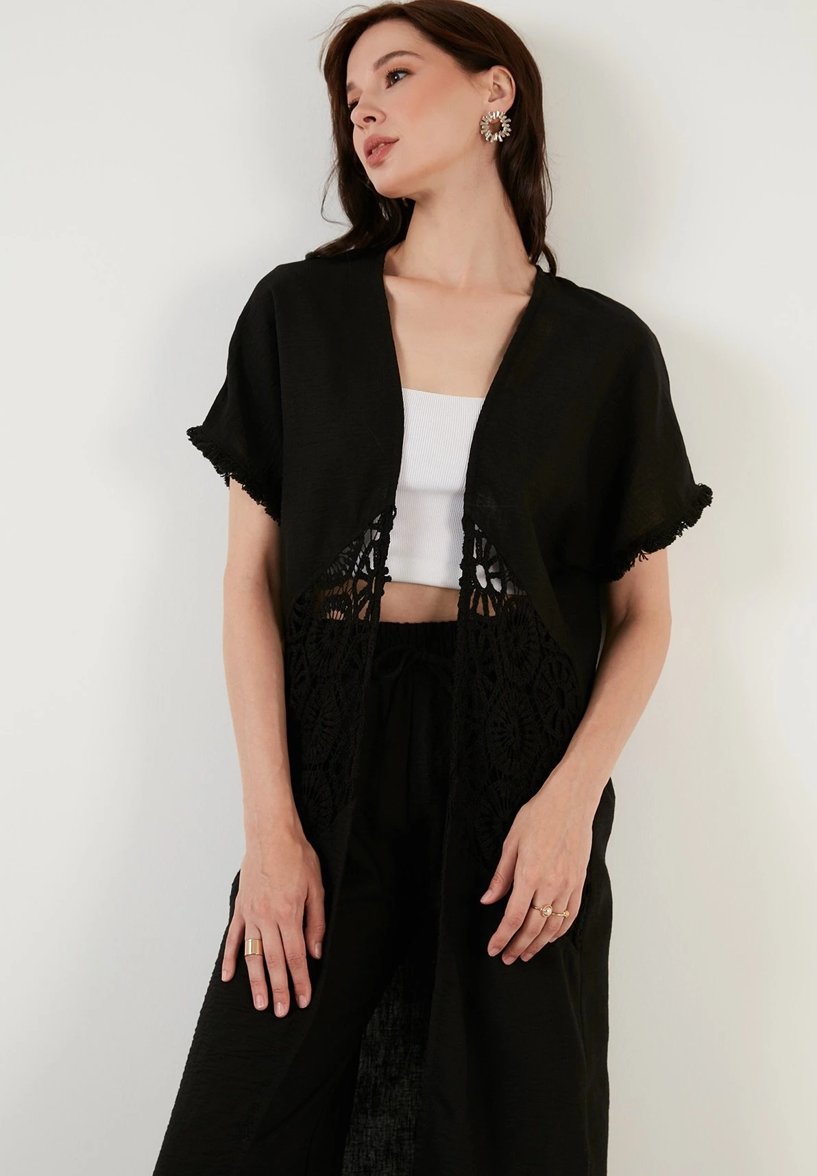 LELA Two Piece Set - Regular Fit - Vest - Black 5 LELA Two Piece Set - Regular Fit - Vest - Black - Afbeelding 3