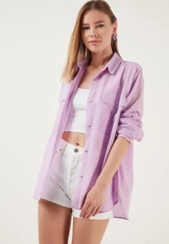 LELA Loose Fit - Overhemdblouse - Lilac 8 LELA Loose Fit - Overhemdblouse - Lilac -Lela 96bed62019c6487b9128128ae1861964