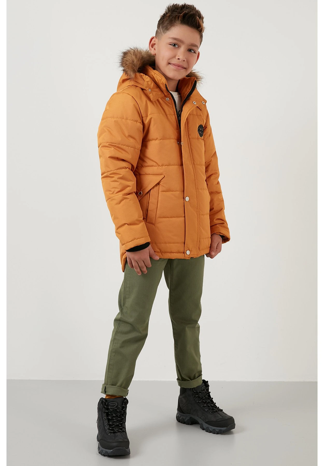 LELA Regular Fit - Winterjas - Mustard 9 LELA Regular Fit - Winterjas - Mustard - Afbeelding 7