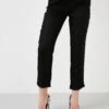 LELA High Waist Trousers- Broek - Black -Lela 996b9ab1f3a940d7917f21575d3bd01c