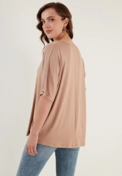 LELA Loose Fit - Blouse - Biscuit 10 LELA Loose Fit - Blouse - Biscuit -Lela 997a8f0637dc4c8780edbe24721f4fc8