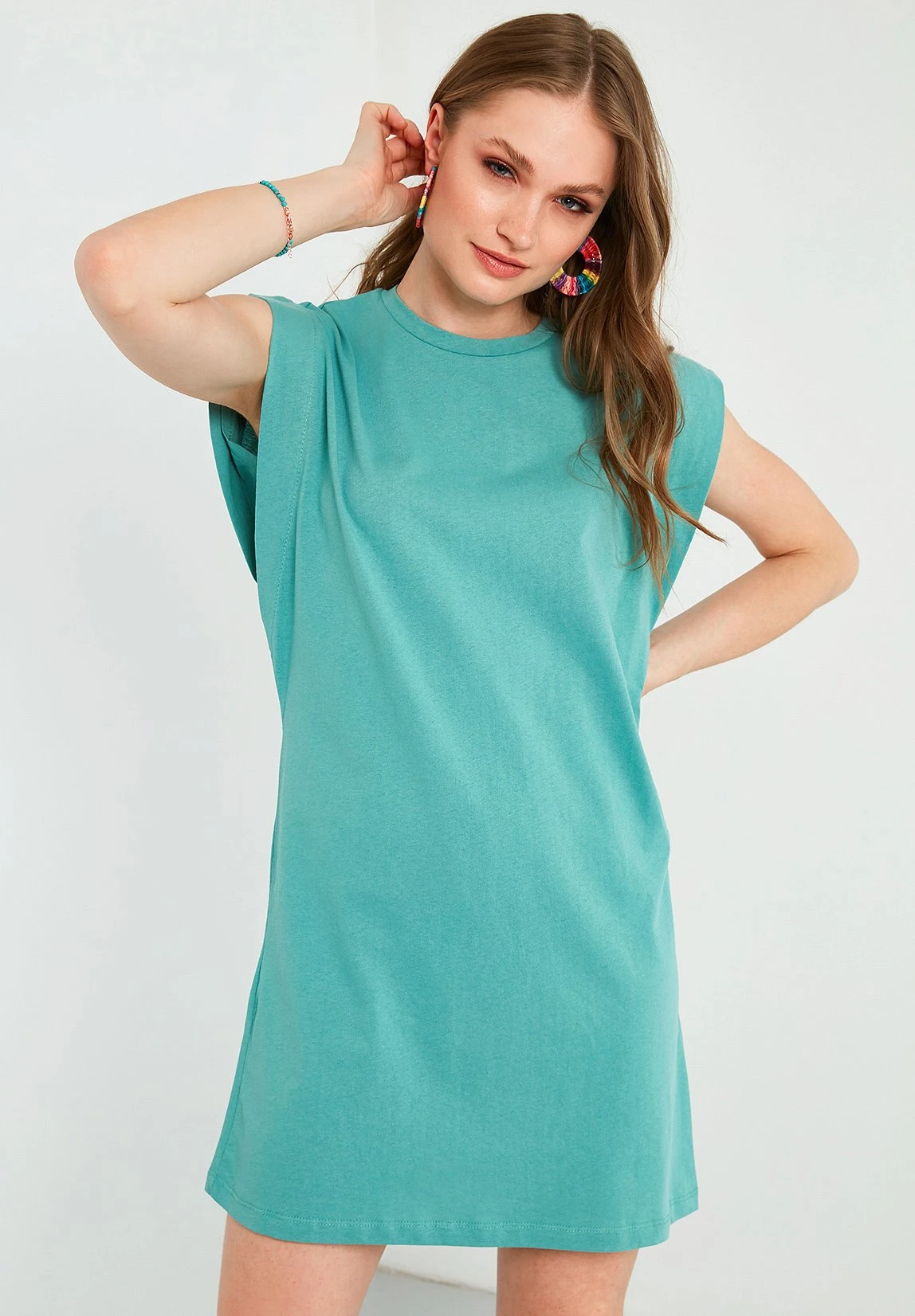 LELA Jerseyjurk - Mint 3 LELA Jerseyjurk - Mint