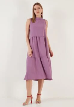 LELA Regular Fit - Jurk - Lilac