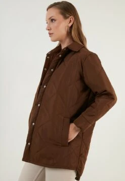 LELA Loose Fit - Winterjas - Brown -Lela 9c00a9b86cc840f8bf5b814c67d9f1e7